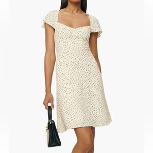 Reformation polka dot butter dress size 2